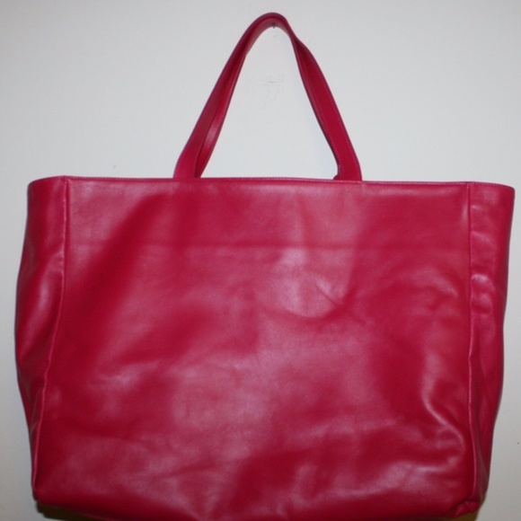 SAINT LAURENT LEATHER TOTE BAG HANDBAG & WALLET - Picture 3 of 11